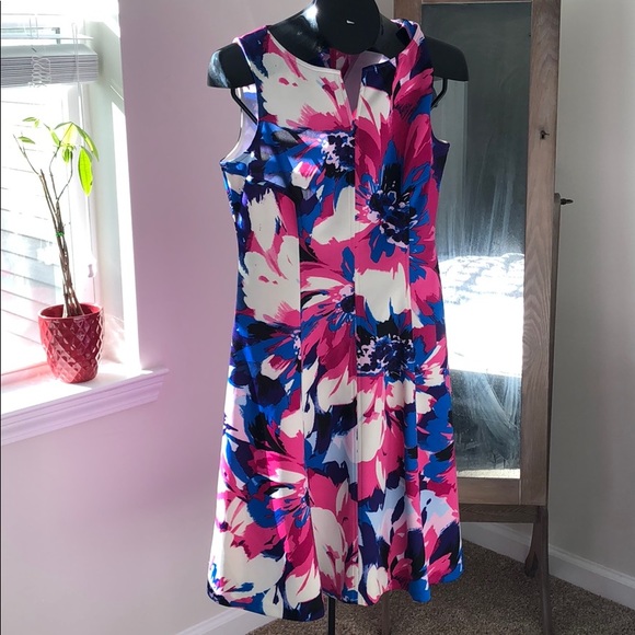 London Times Floral Print Dress, *Size 10* - Picture 2 of 2